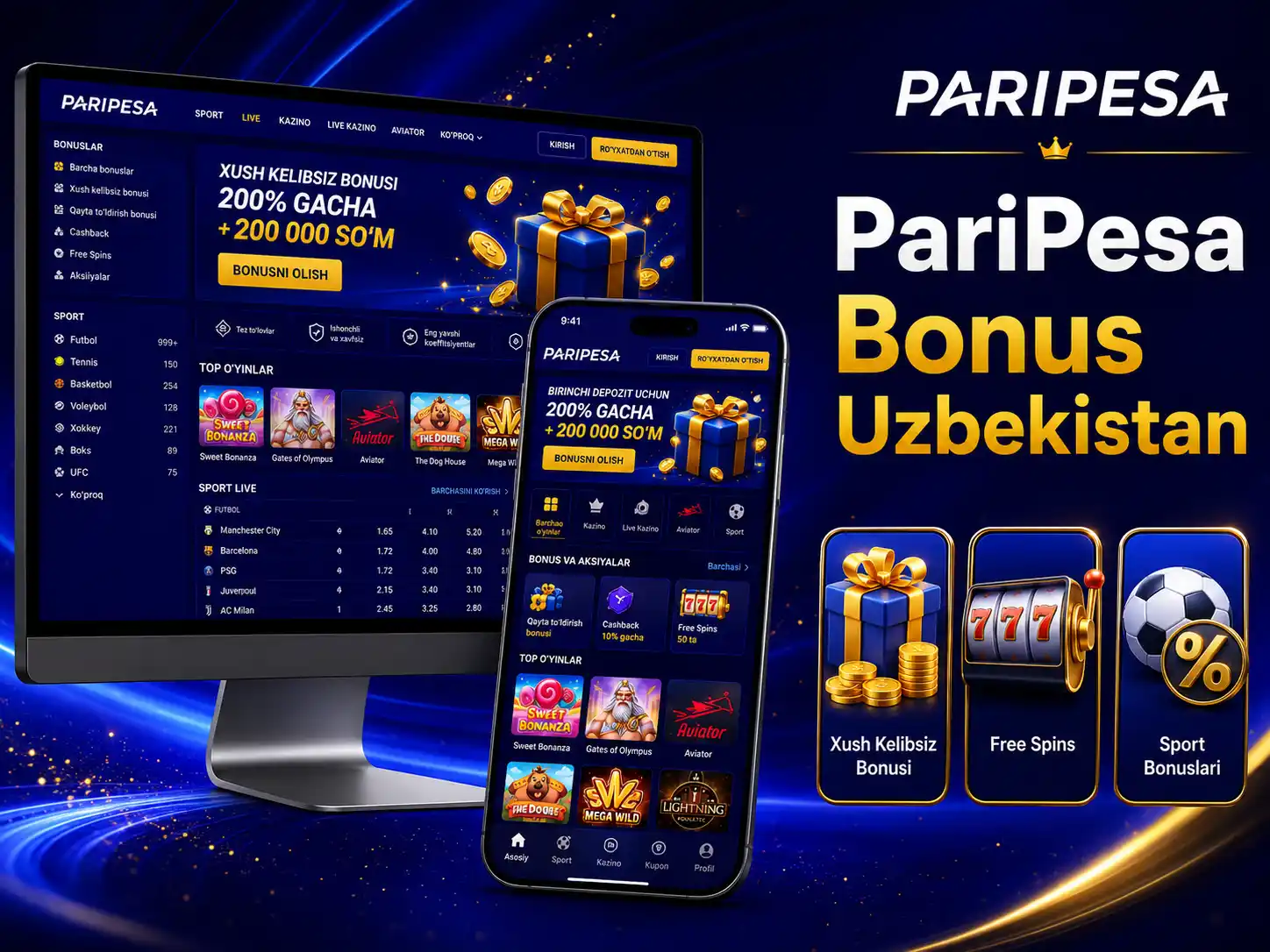 PariPesa Bonus Uzbekistan