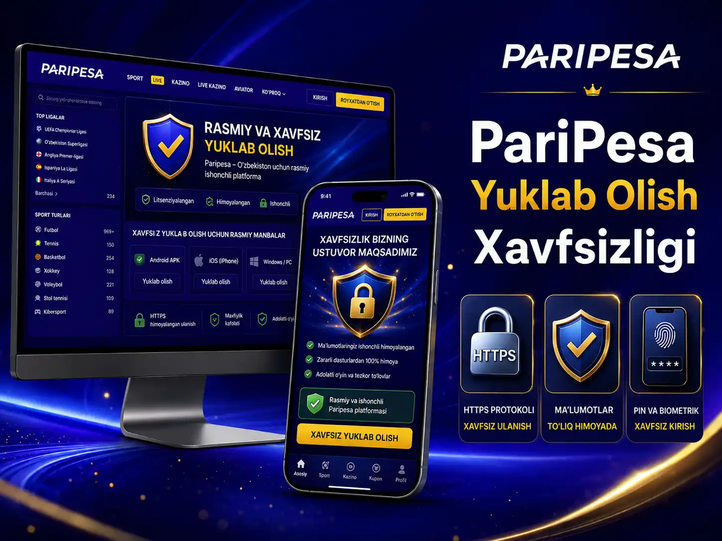 PariPesa Yuklab Olish Xavfsizligi