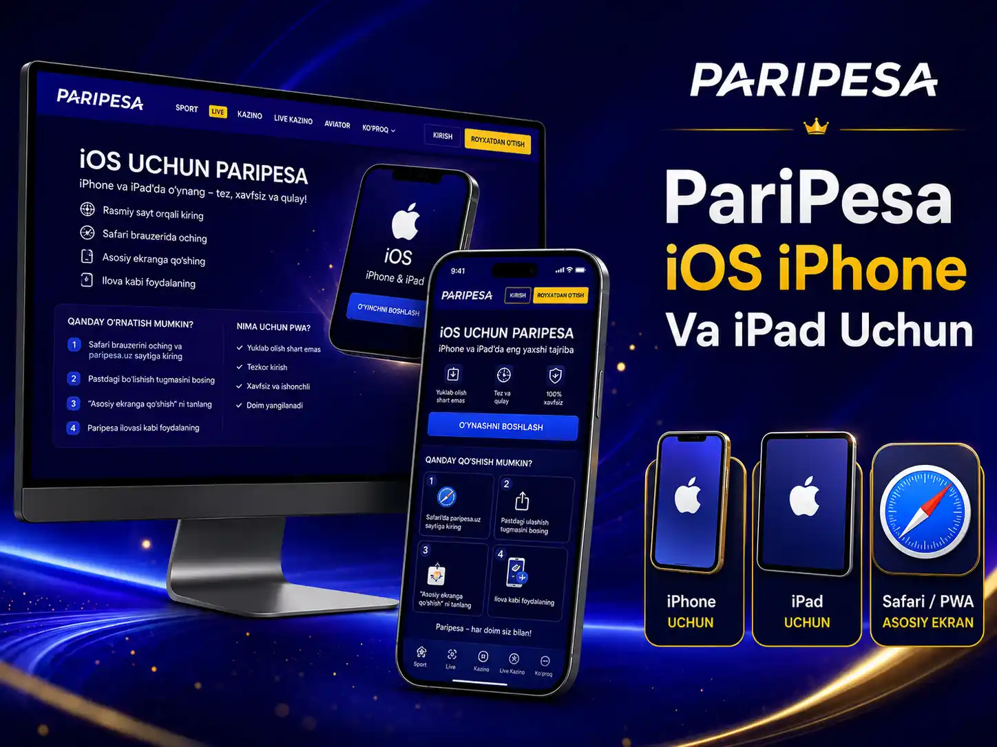 PariPesa iOS iPhone Va iPad Uchun