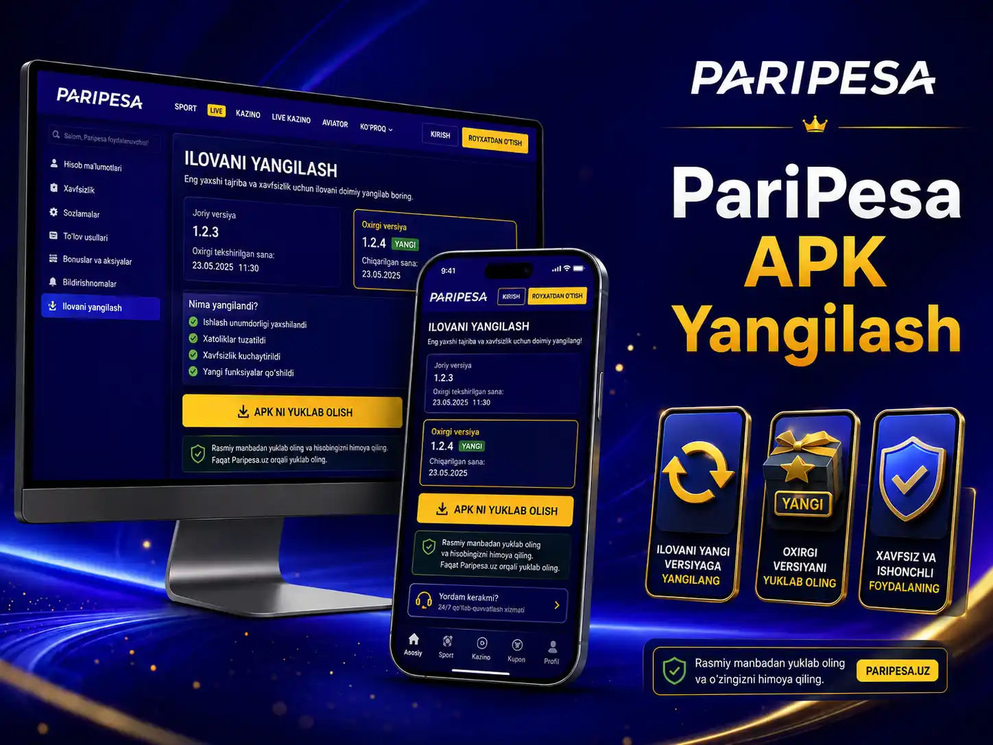 PariPesa APK Yangilash