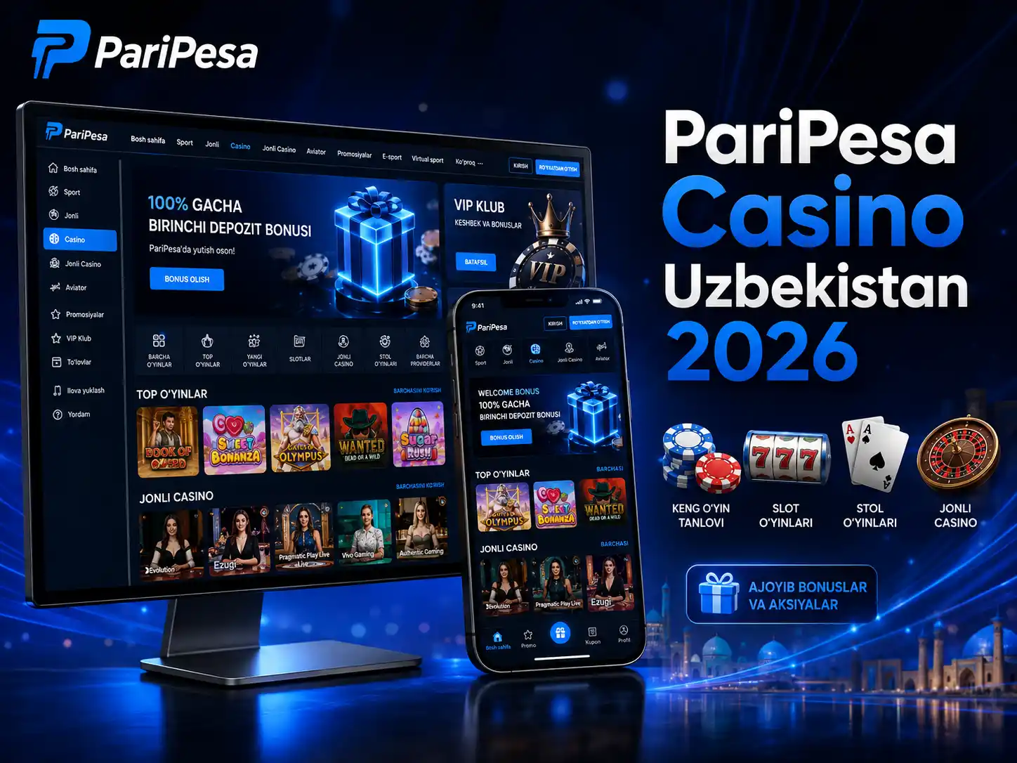 PariPesa Casino Uzbekistan 2026