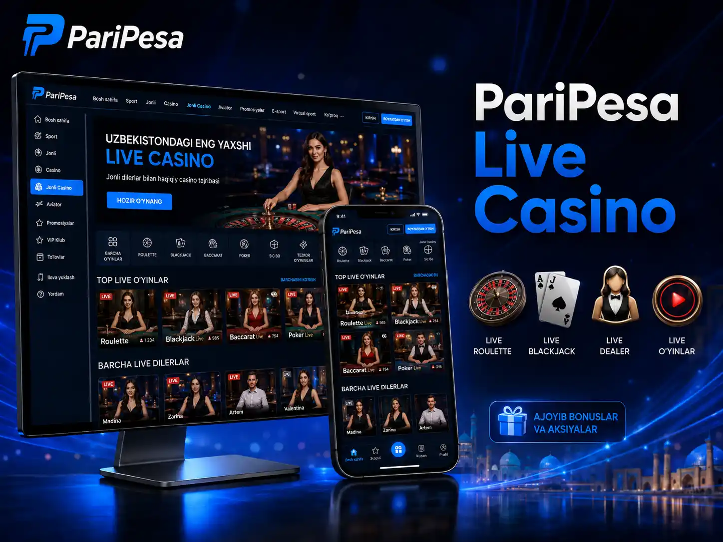 PariPesa Live Casino