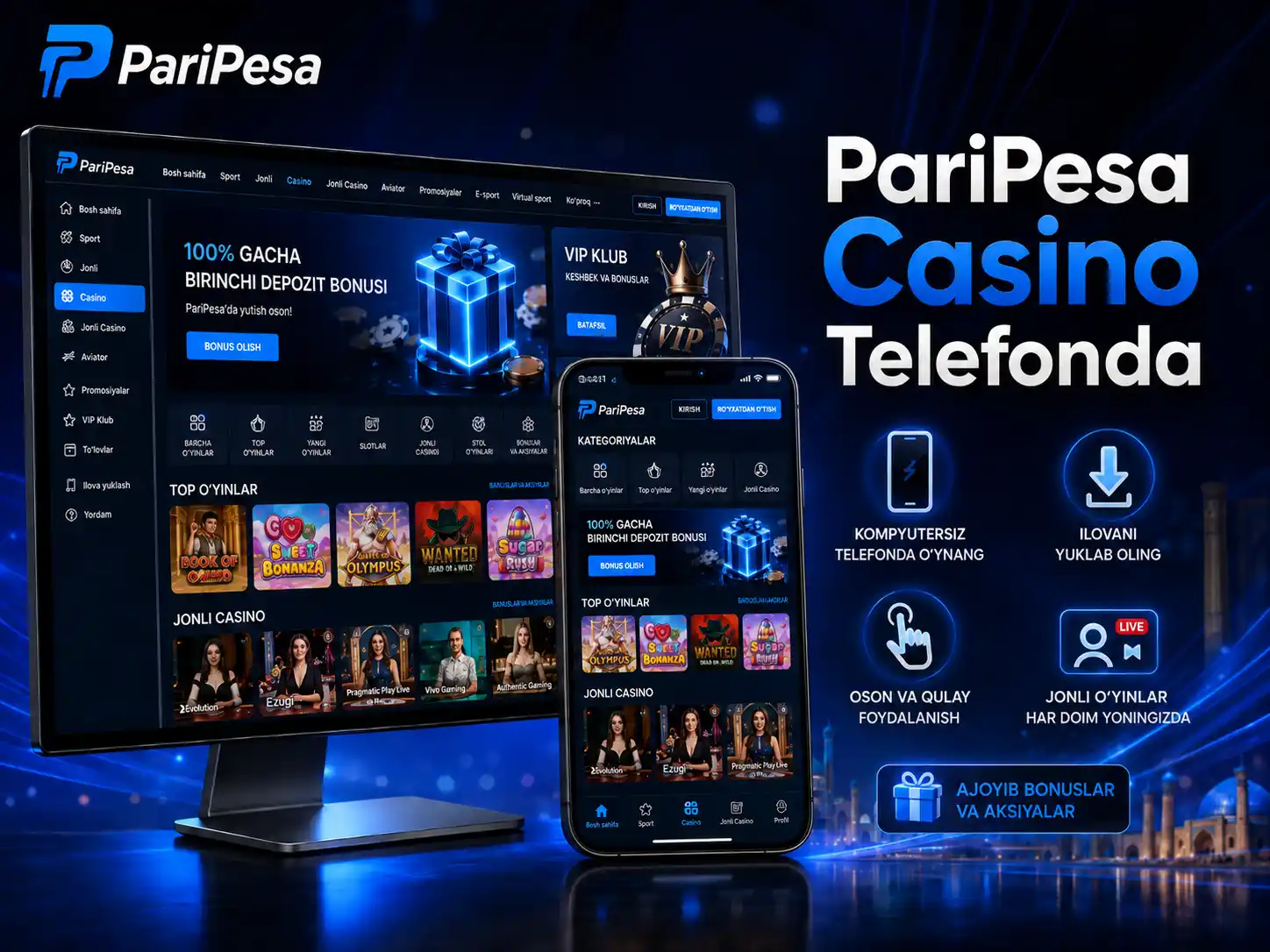 PariPesa Casino Telefonda