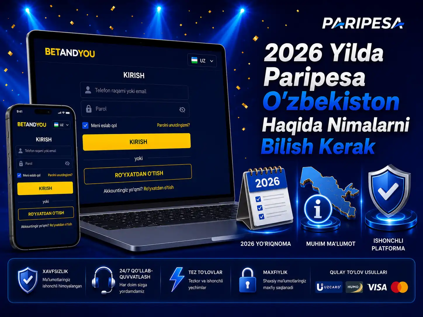 O Paripesa O‘zbekiston 2026 Yilda