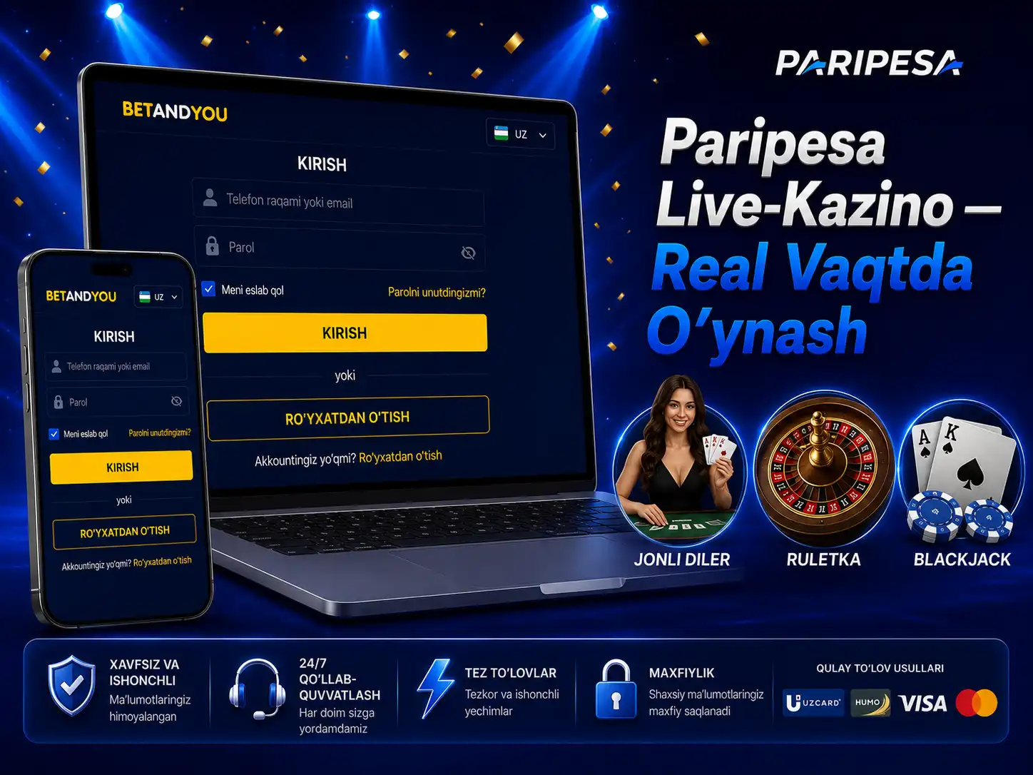 Paripesa Live-Kazinosi