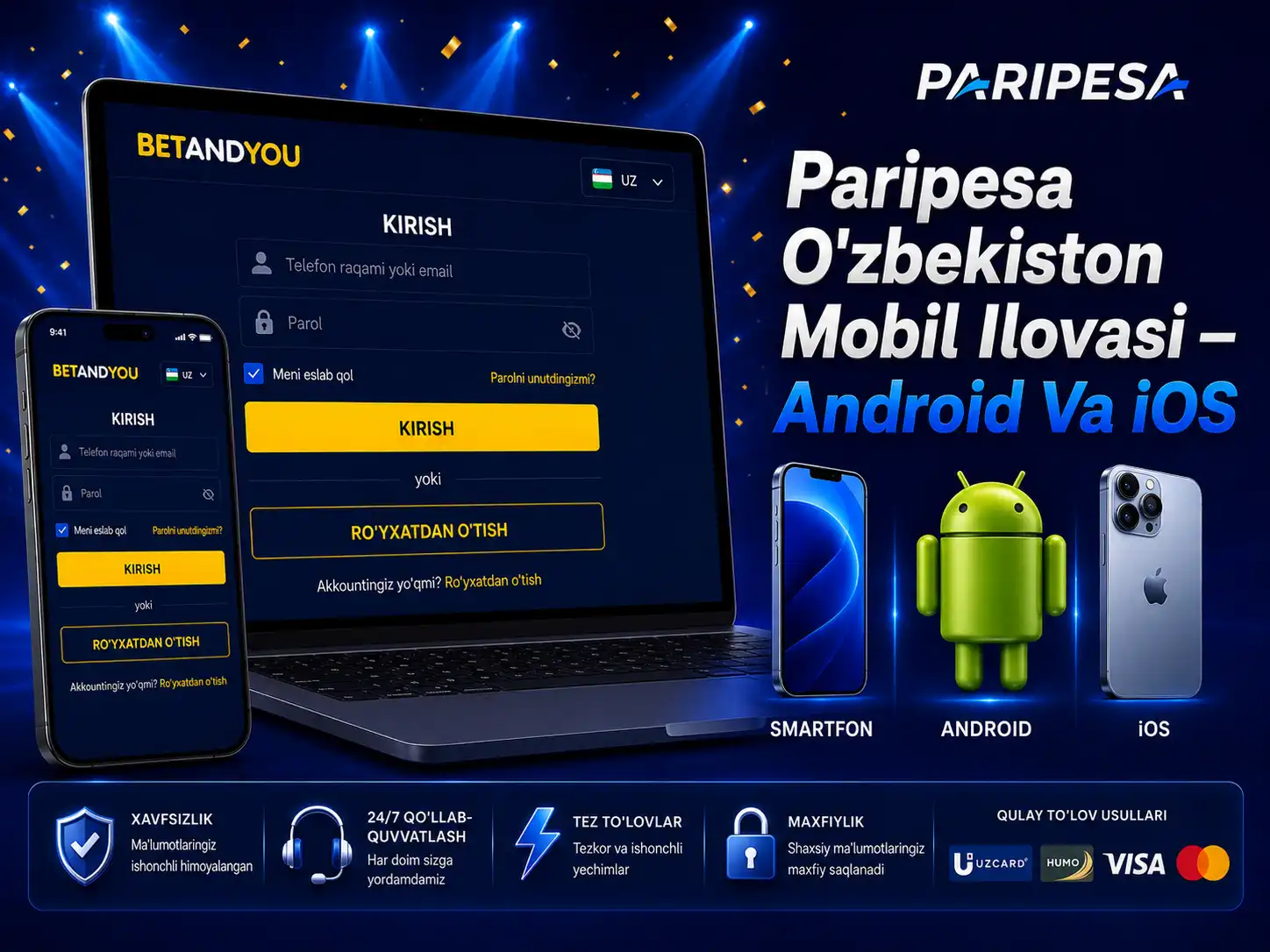 Paripesa O‘zbekiston Mobil Ilovasi